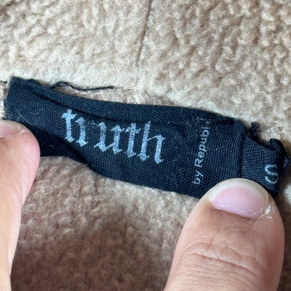 UCLA Bruins Sherpa Hoodie Sweatshirt Adult Small Brown Fleece Truth College NCAA - Picture 6 of 10